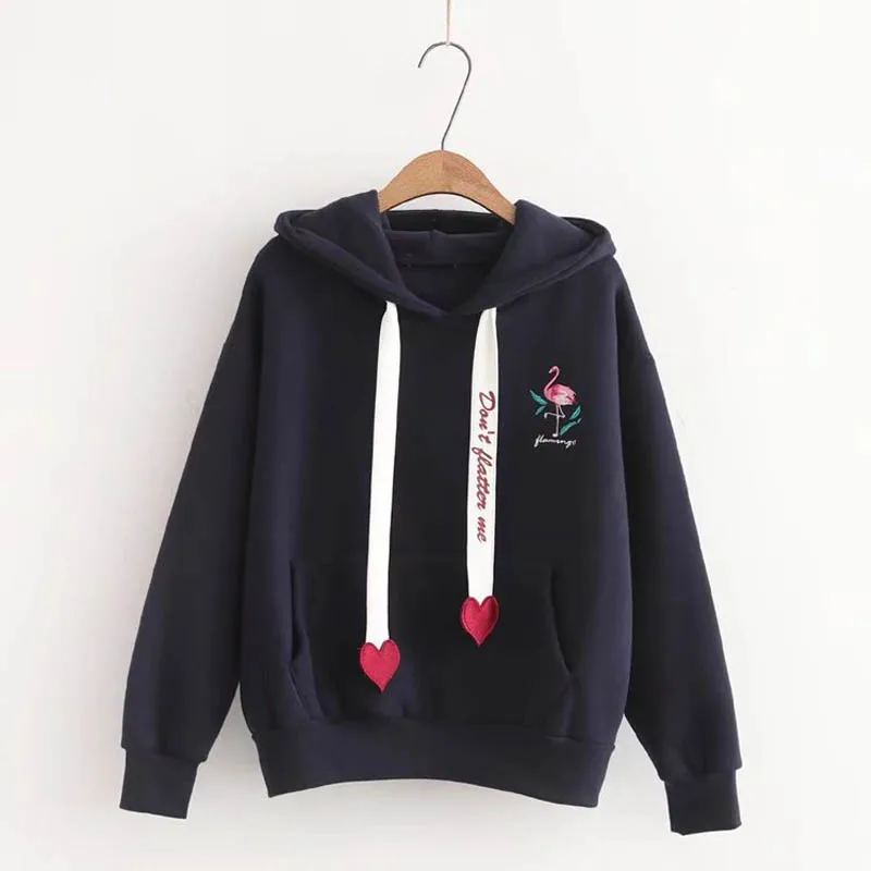 FL041C Корейская уличная Толстовка Розовая Moletom Feminino милые толстовки для девочек