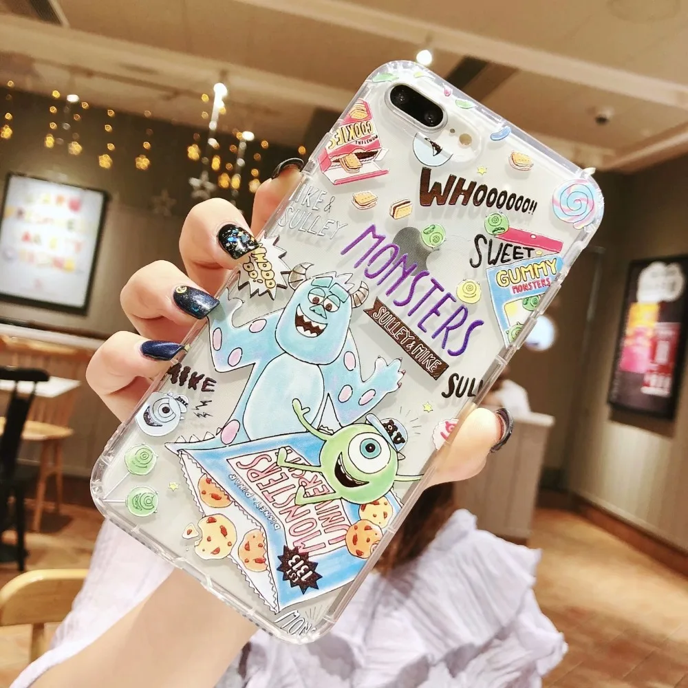 Чехол Hazy beauty для iphone 7 прозрачные силиконовые чехлы с мультяшным рисунком iPhone X XS XR