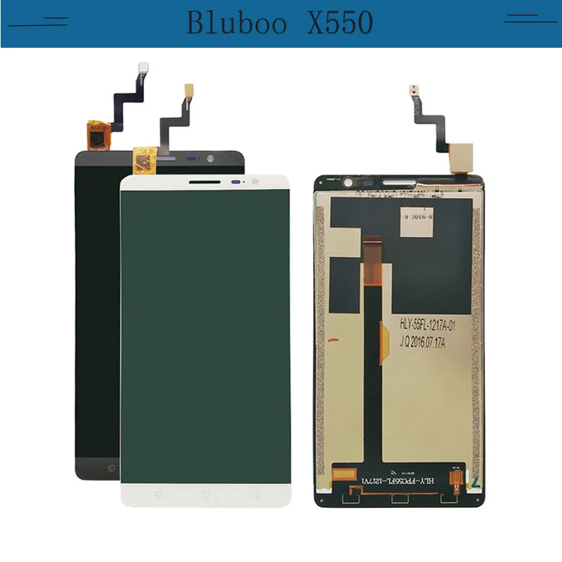 5 дюймов для Bluboo X550 ЖК дисплей + кодирующий преобразователь сенсорного экрана в