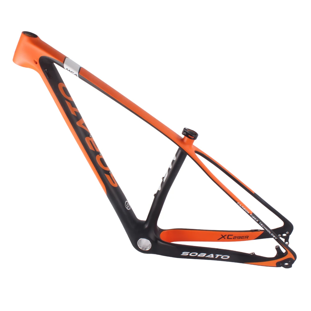 17 &quotMTB карбоновая рама дисковый тормоз 29er для горного велосипеда Бесплатная