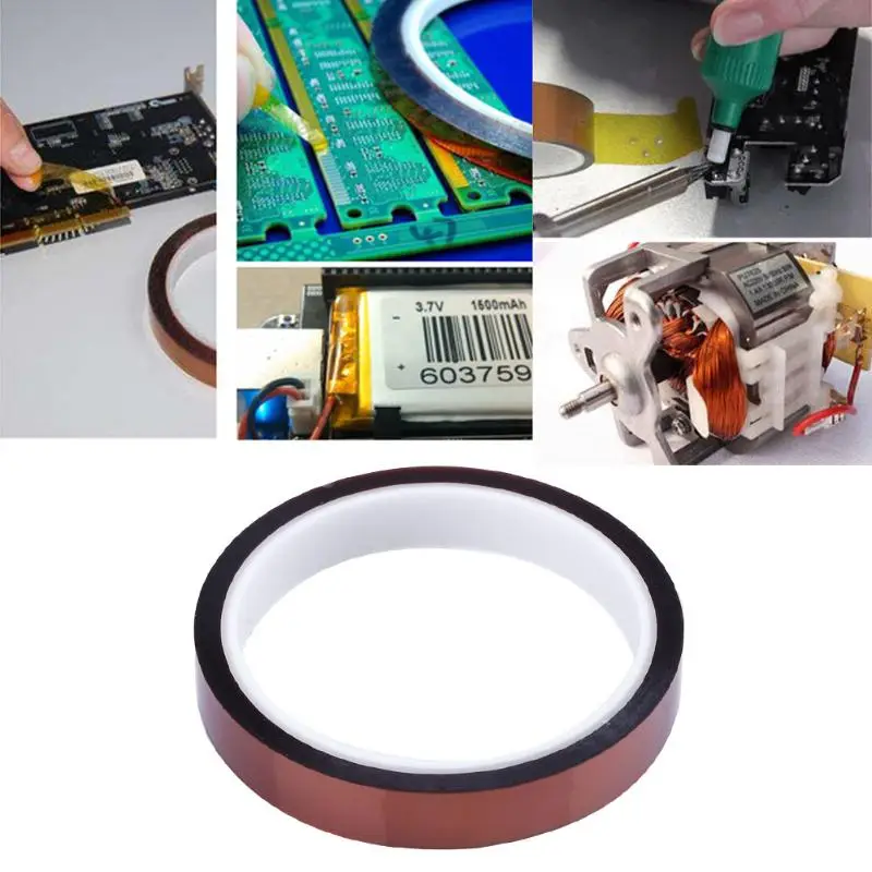 Термоизоляционная лента изоляционная длиной 30 м Золотая BGA термоизоляционная