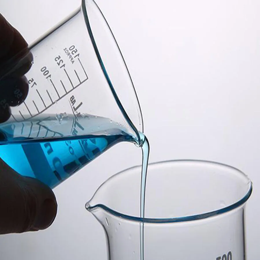50ml-3000ml Low Form Beaker Chemistry Laboratory Borosilicate Glass Transparent flask Thickened with spout | Канцтовары для офиса