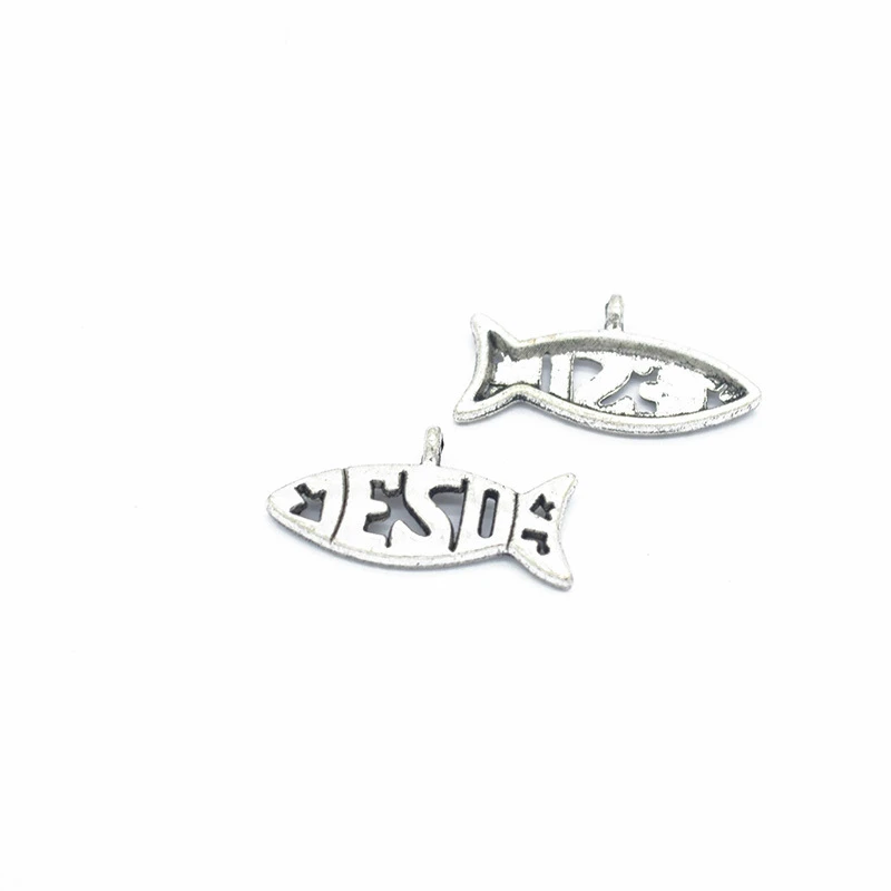 

100pcs Fish Charms DIY Jewelry Making Pendant Fit Bracelets Necklaces Earrings Handmade Crafts