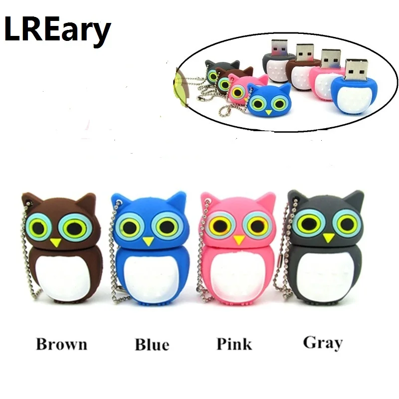 

4 вида цветов с рисунком Совы USB флеш-накопитель 32 Гб оперативной памяти, 16 Гб встроенной памяти Флеш накопитель 8 ГБ флэш-накопитель 4 ГБ флеш-карта памяти Флэш диск Мини планшетный компьютер подарок