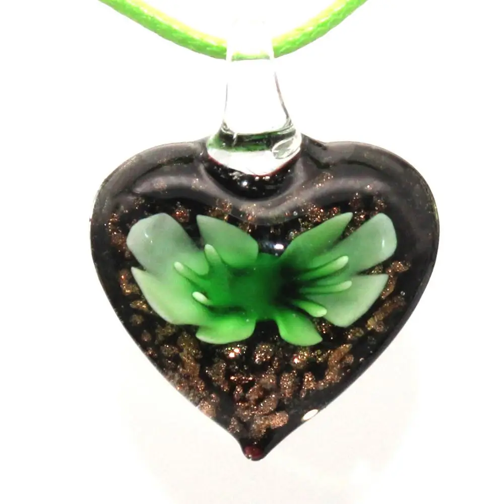 Стеклянные подвески из муранского стекла с изображением цветка стеклянные для