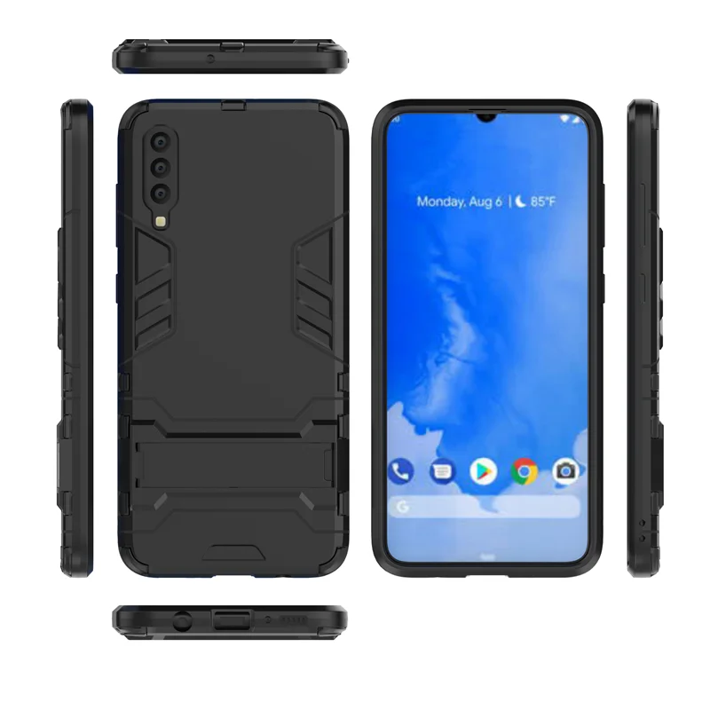 Чехол для samsung Galaxy A70 роскошный робот жесткий чехол на заднюю панель телефона Play