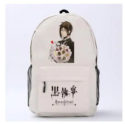 Kuroshitsuji аниме рюкзак элегантный дизайн унисекс высокое качество большой емкости милый - Цвет: 4