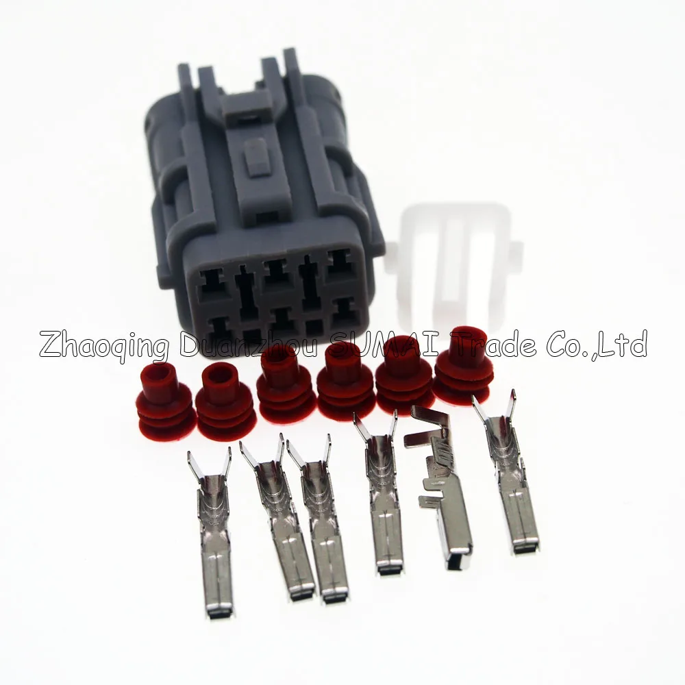 6 Pin Мужской Женский авто фары в сборе/задние фары штекер, 6Pin автомобильный водонепроницаемый разъем для HYUNDAI, KIA, GM Buick/Ford и т. Д