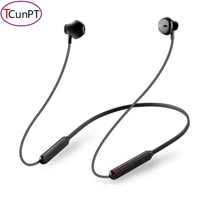 Беспроводные Bluetooth наушники спортивные магнитные двойные батареи стерео бас