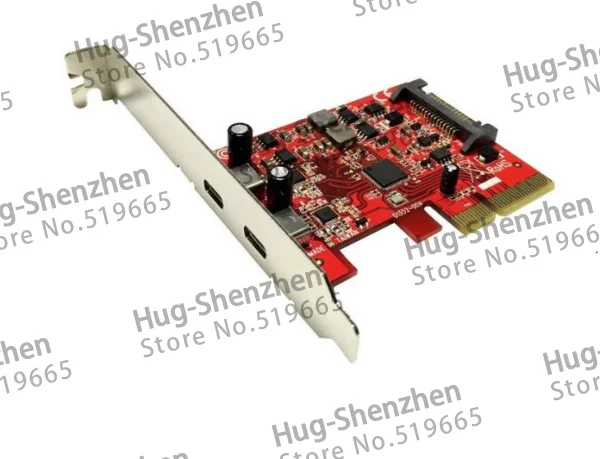 10 Гбит/с 2 порта USB 3 1 Type C PCI express Card E X2 к USB3.1 Gen2 адаптер с кабелем sata для MAC PRO OSX 8