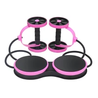 multi functional abdominal trainer roller wheel wriggled plate waist twisting arm abdominal muscle exercise fitness equipment