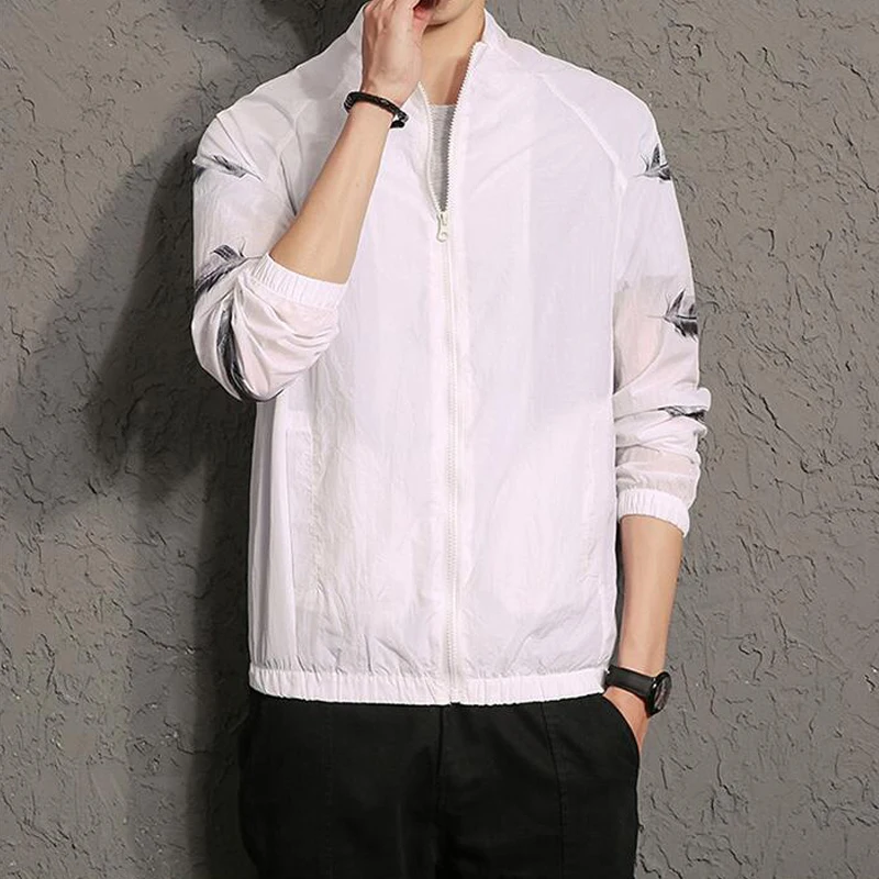 Мужская куртка-бомбер с цветными перьями 5 цветов | одежда