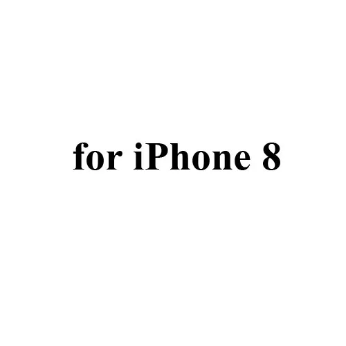 for iPhone 8 5 шт., наклейка s для iPhone 6, 6 S, 7, 8 plus, X, XS, Max, XR, задняя пленка, защита от отпечатков пальцев, матовая наклейка из углеродного волокна для декора - Цвет: for iPhone 8