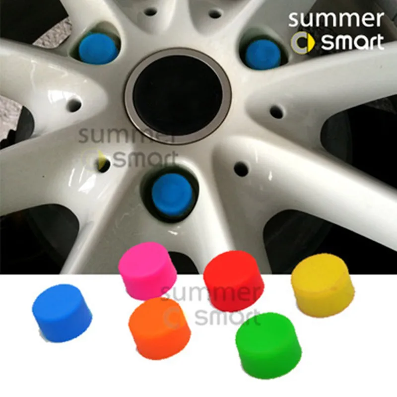 Бесплатная доставка Силикагель ступица винта цветная Крышка для Mercedes Benz