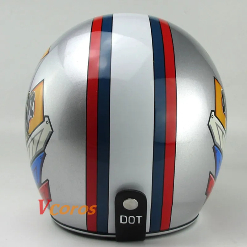 Новое поступление harley мини-шлем cascos capacete 3/4 открытое лицо старинных