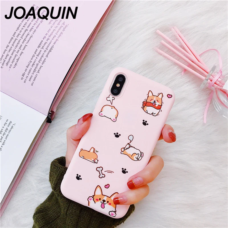 Милый мягкий ТПУ розовый чехол для телефона Fundas Coque iPhone 6 6S 7 8 8PLUS X XS XR XSMAX |