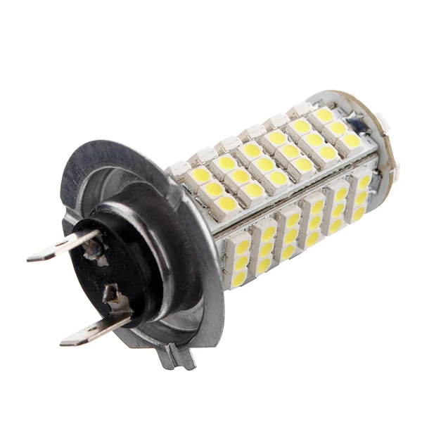 Большая Акция H7 102 LED 3528 SMD Автомобильные фары чисто белые Противотуманные Лампа