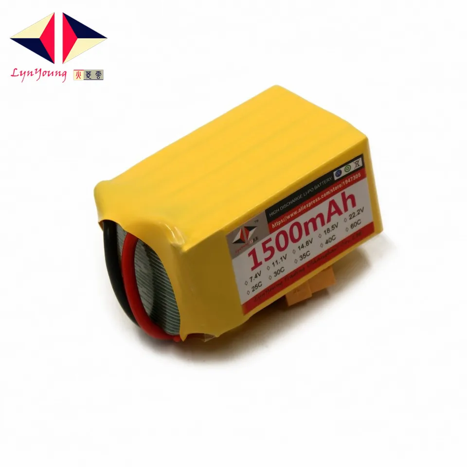 HX Lipo батарея 6S 22 2 V 1500mah 60C для радиоуправляемого дрона квадрокоптера вертолета