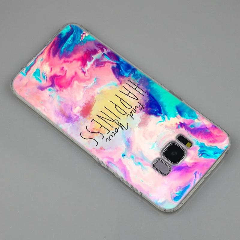 Популярный мраморный розовый Роскошный силиконовый чехол для Samsung Galaxy Note 10 Plus S8 S9