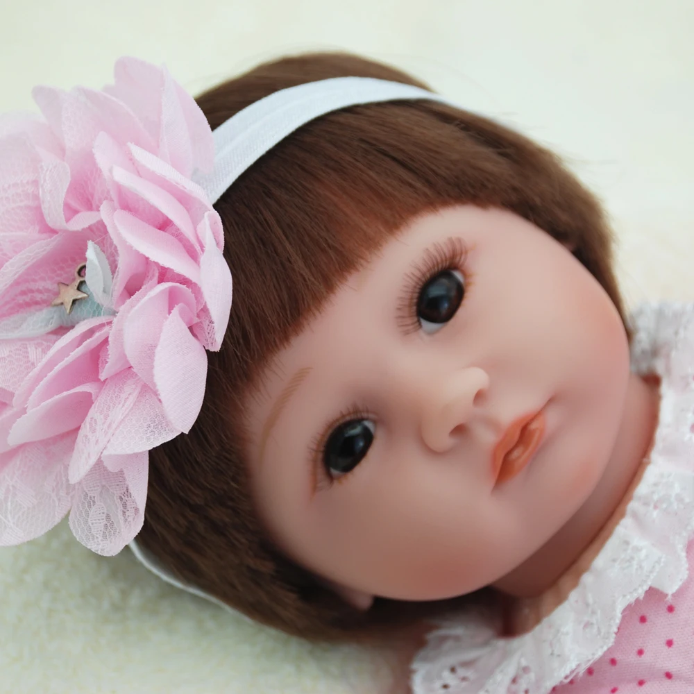 Nicoseewonder 16 дюймов bonecas Bebe Reborn Baby Куклы реалистичные хлопок Средства ухода за кожей