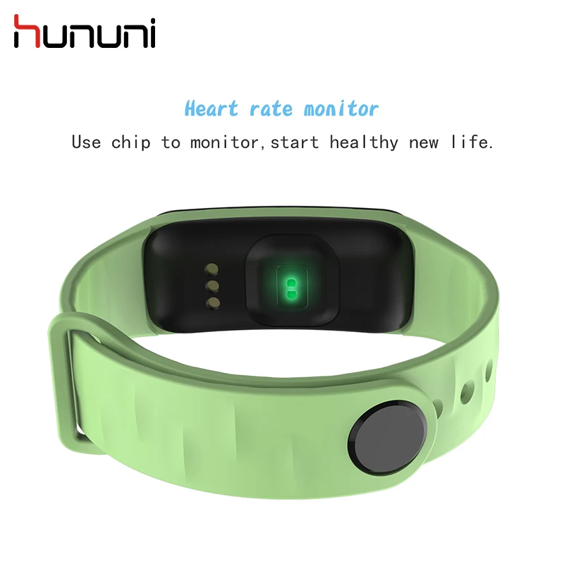 HUNUNI C1 модный спортивный смарт браслет на запястье цветной шагомер экранный