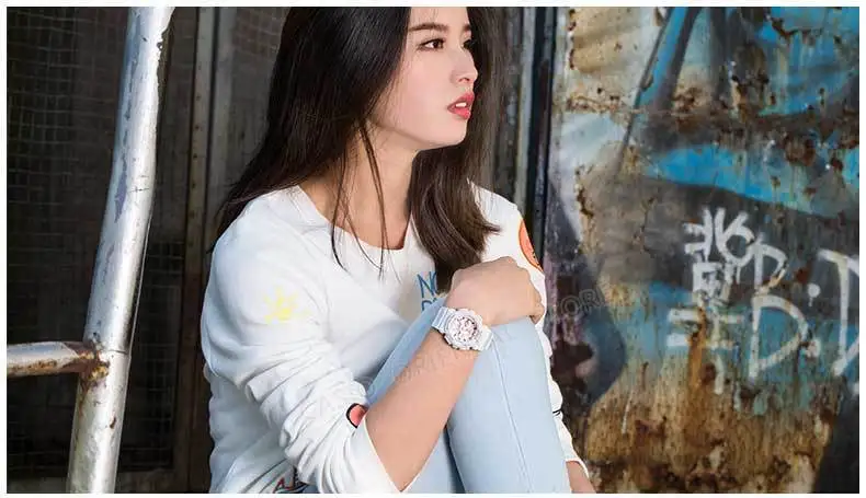 CASIO Часы BABY-G серии женские наручные часы BA-110-1A водонепроницаемый светодиодный спортивные часы Relogio часы подарок высокое качество ударопрочный