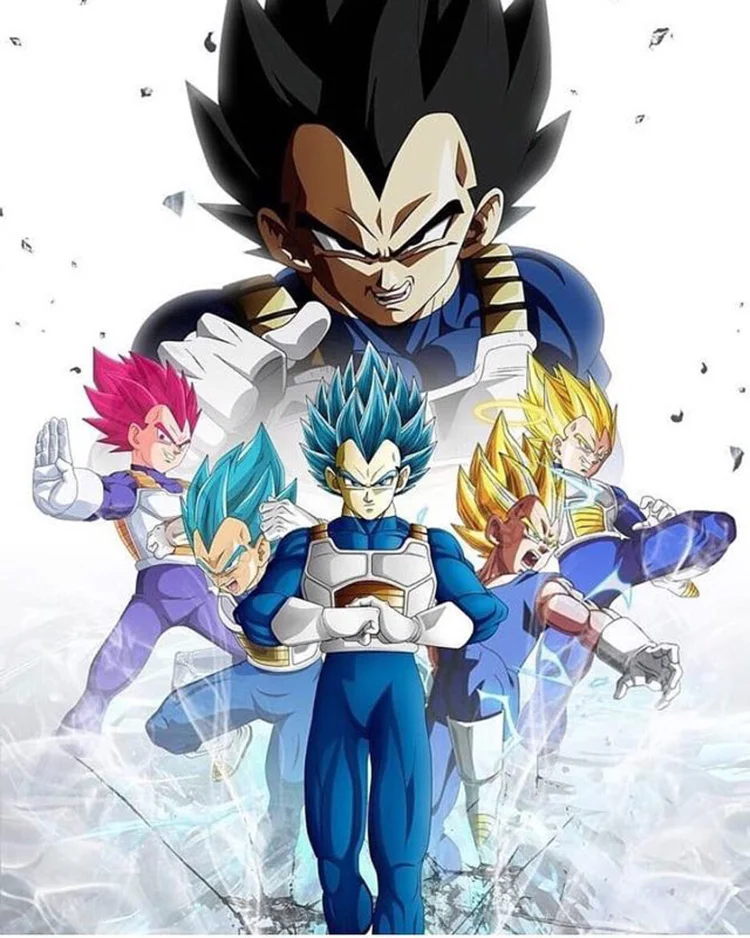 Dragon Ball Z костюм для СВЧ SSJ красный Бог Вегета аксессуары Demoniaca Fit фигурку Коллекция