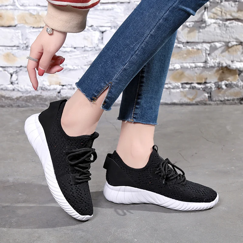 Женская обувь Новинка 2019 года модная tenis feminino легкая дышащая сетчатая женская