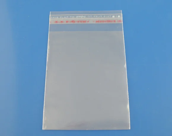 DoreenBeads 200PCs Clear Self Adhesive Seal Plastic Bags 5x10cm (Usable Space 8x5cm) | Украшения и аксессуары