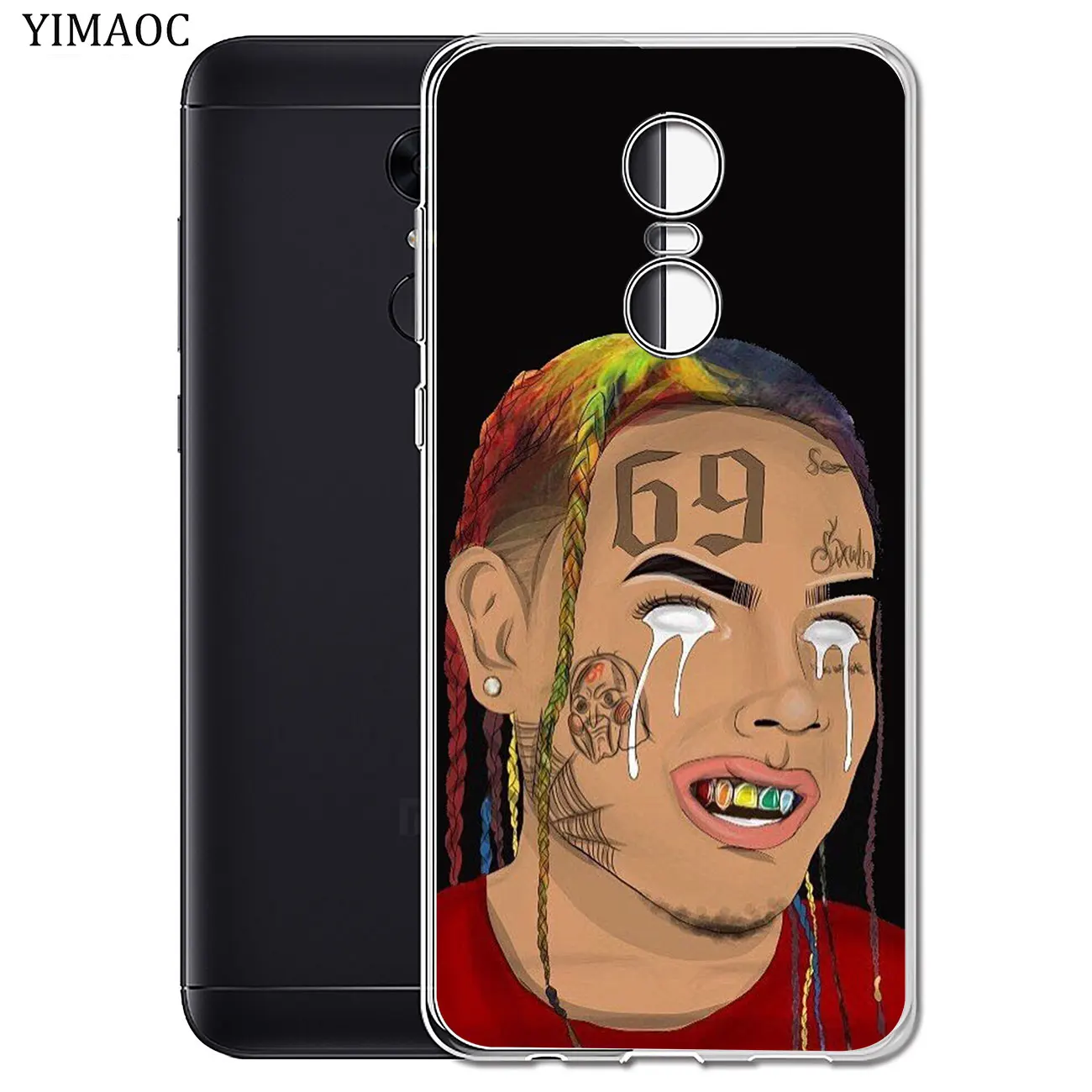 YIMAOC в стиле хип-хоп и рэп Tekashi 69 6ix9ine Тонкий чехол для Xiaomi MI Redmi 8A 7A 6A 5A 4X Note 8 7 6 Pro 5 Plus |
