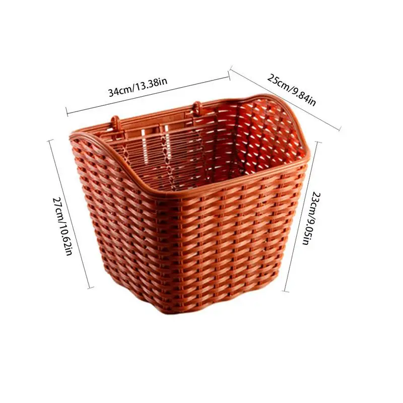 

Bicycle Double Electric Car Plastic Rainproof Waterproof Basket With Lid Riding Supplies Lid Type Bicycles Scooters