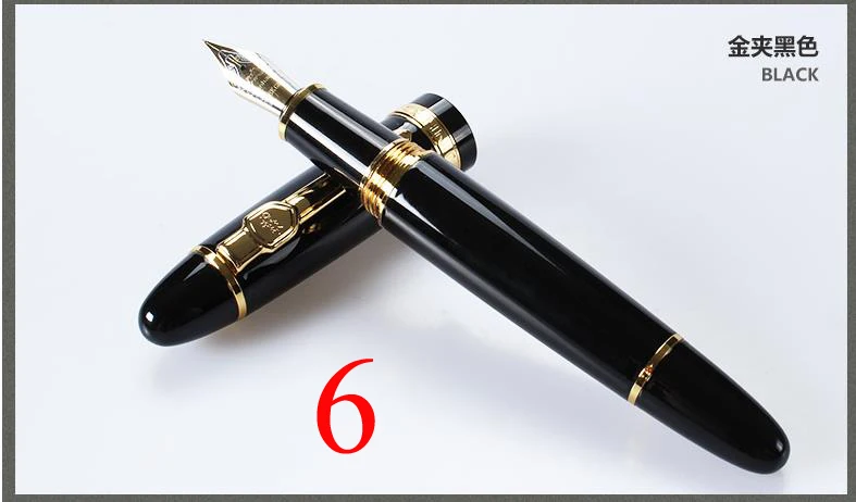 Высокое качество Jinhao x750 ручка стилографика Роскошная перьевая ручка чернильная ручка канцелярские принадлежности Iraurita 0,5 мм caneta Stylo plume 03828 - Цвет: 6