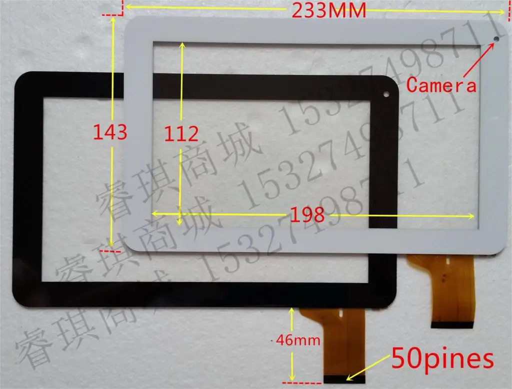 

10pcS 9inch capacitive screen touch panel glass for tablet pc CTD FM901601KE 300-N3860G-B00 N3860G