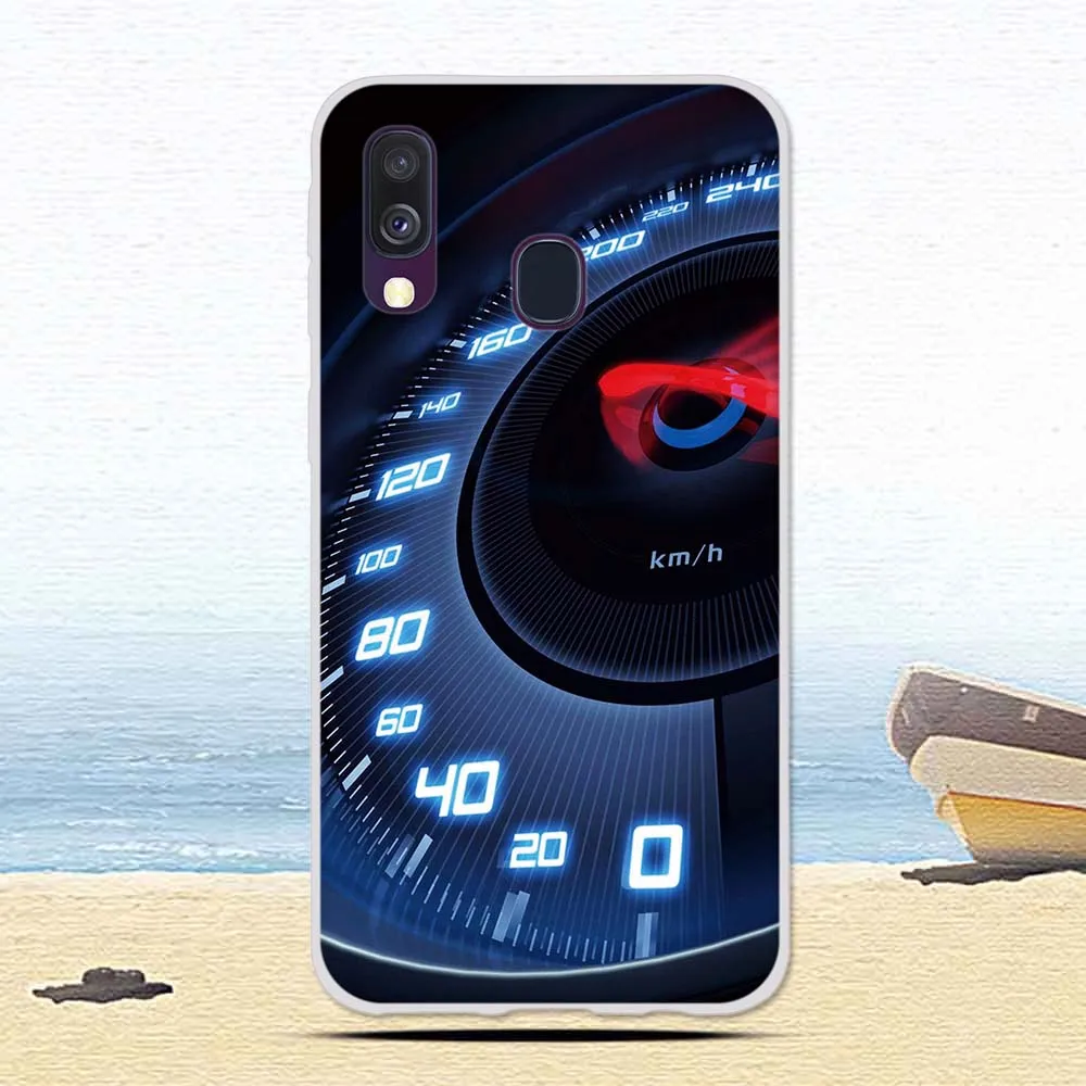 7 Роскошный мягкий силиконовый чехол из ТПУ для samsung Galaxy A40 A 40, чехол с цветочным рисунком кота, защитный чехол для телефона s Fundas Coque - Цвет: 7