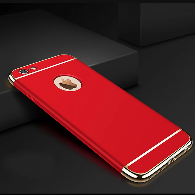 XinWen luxury Thin Shockproof Armor plastic mobile Phone hard cover coque case for apple iphone 6 iphone6 s 6s 3 in 1 |