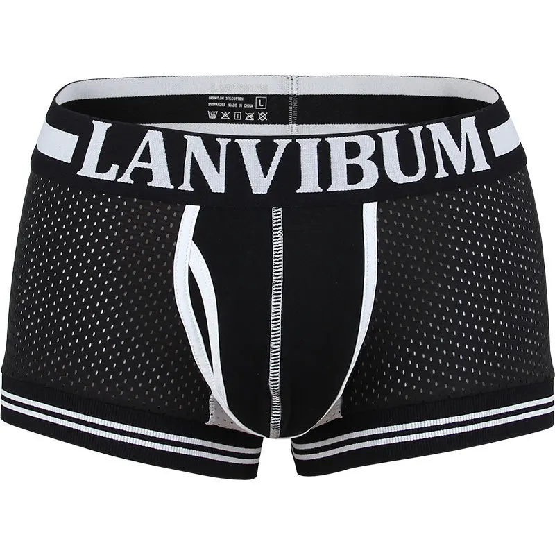 Нижнее белье KWA N.Z мужское боксеры из дышащей сетки нижнее U Contex cueca мужские homme