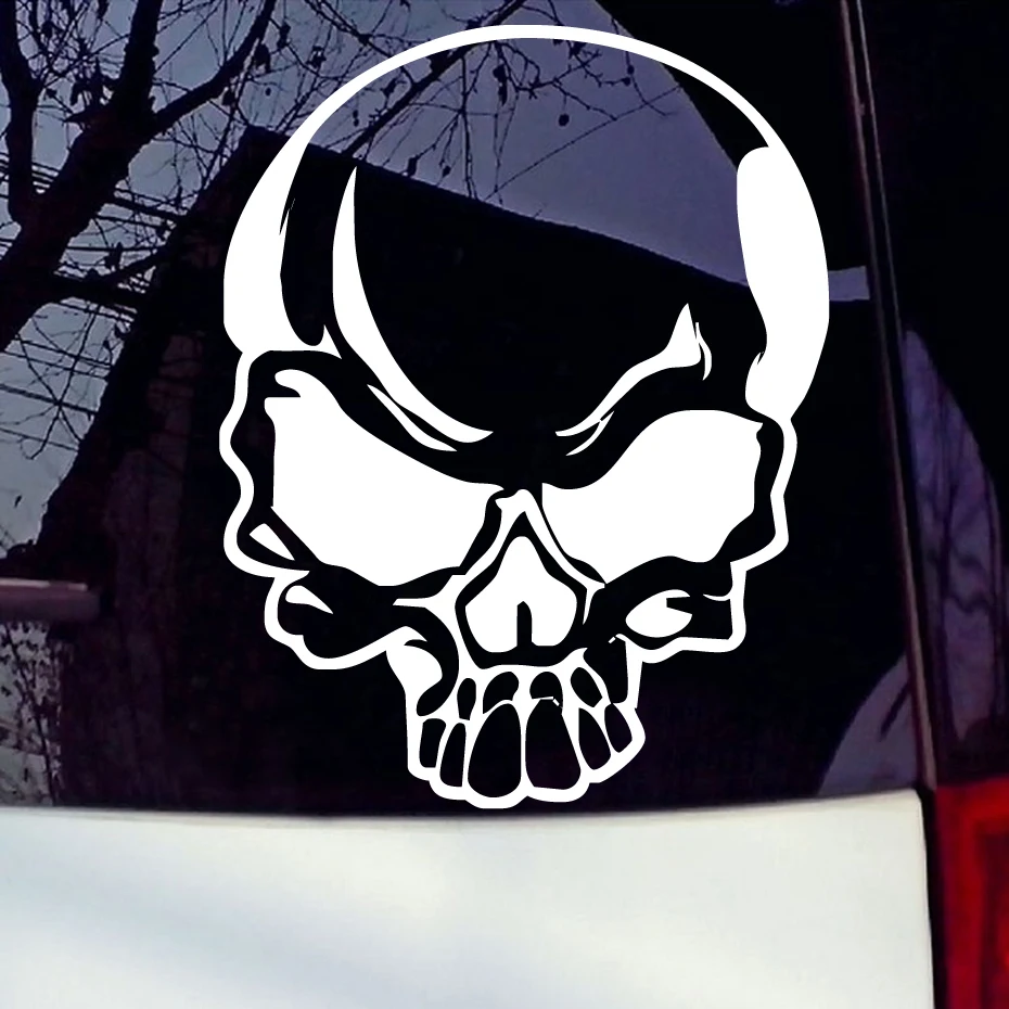 Наклейки на стену в виде черепа водонепроницаемые наклейки окна домашний декор