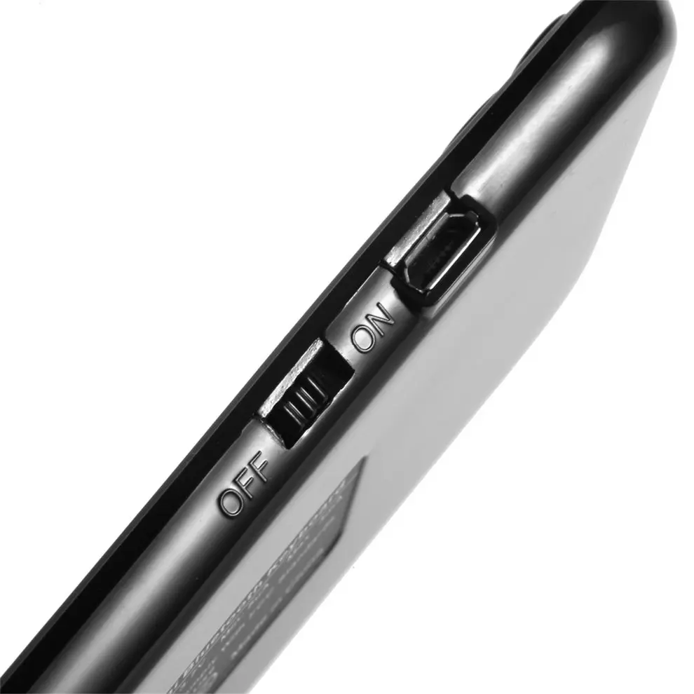 8 шт Черный sleek и тонкий встраиваемый Перезаряжаемые Li-Ion Батарея мини