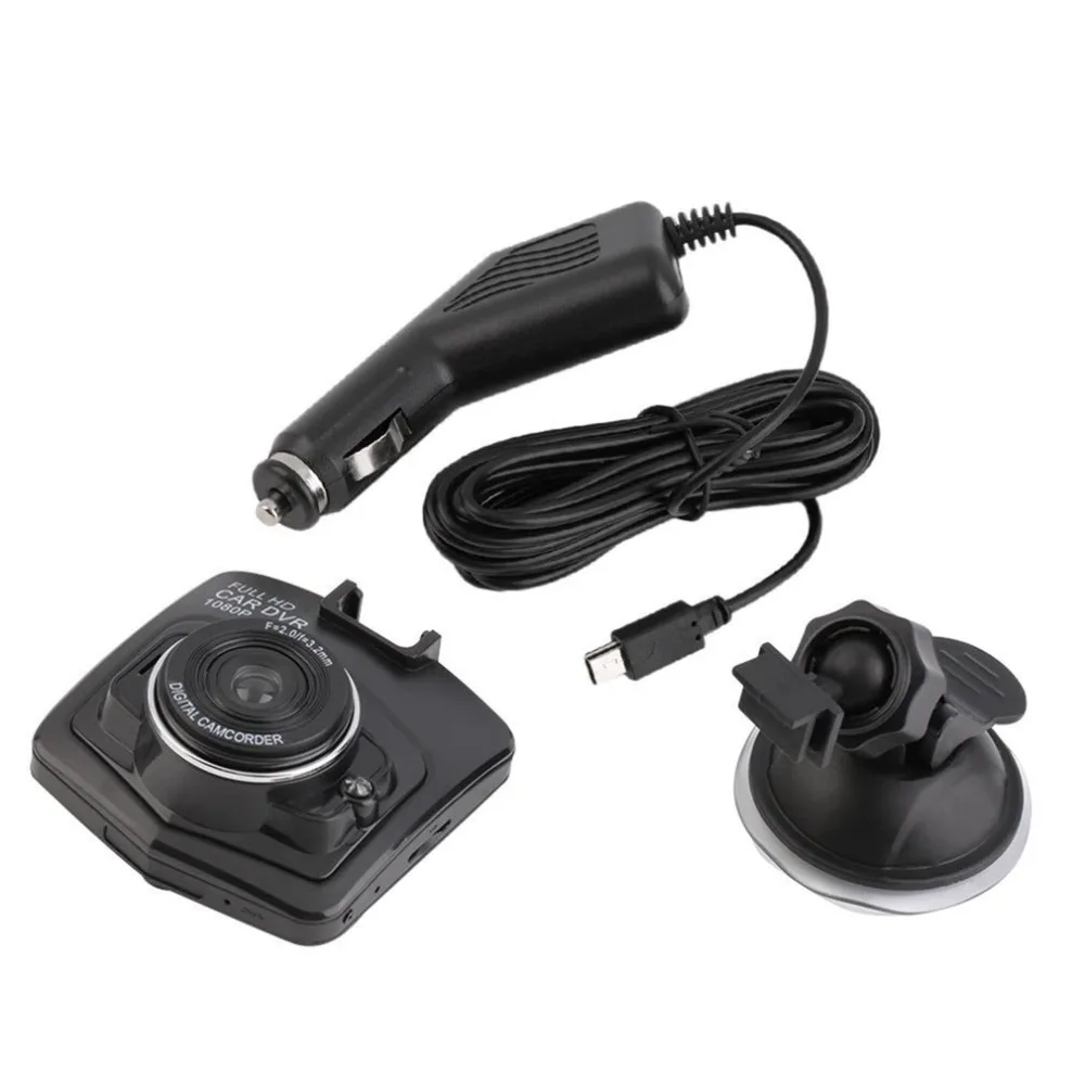 Универсальный 2,4 дюймовый Full HD объектив 1080P автомобильная видеокамера DVR Автомобильная камера видео рекордер Dash Cam g-сенсор