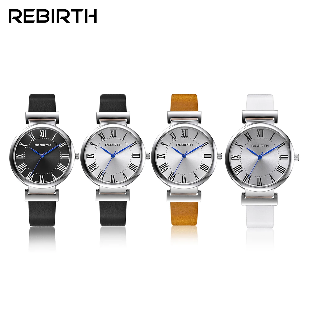 Часы наручные женские кварцевые в римском стиле с кожаным ремешком | Наручные