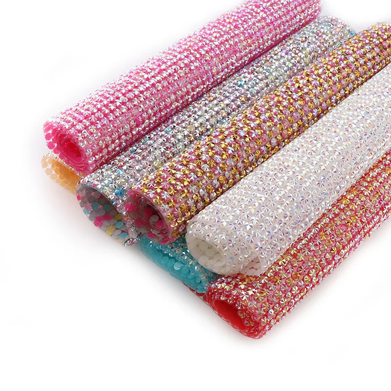 Желе цвет круглый смолы Блестящий горный хрусталь отделка обшивка исправленное