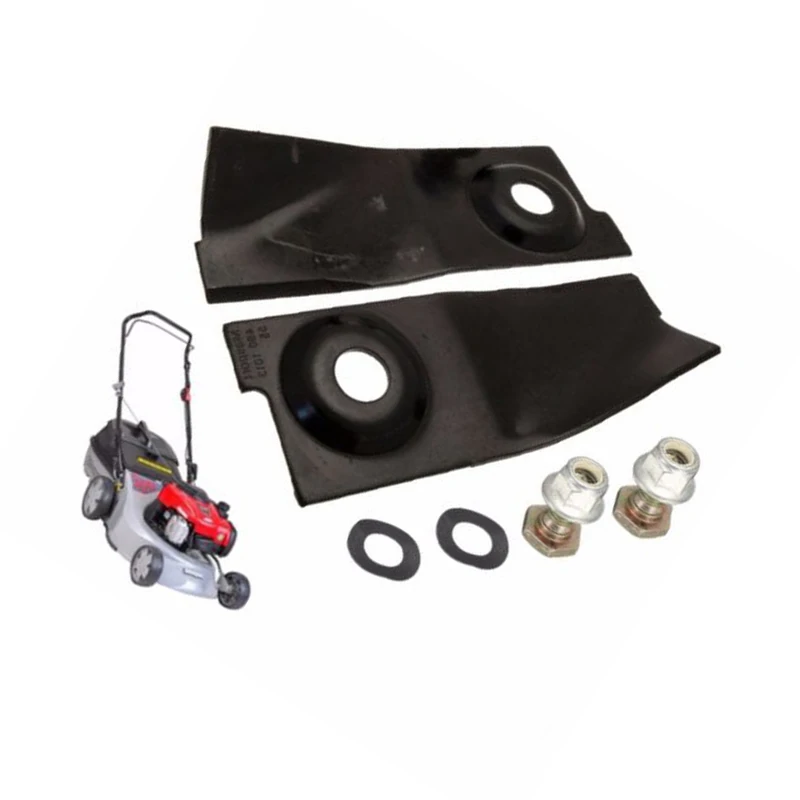 2 шт. черная закаленная газонокосилка 18 дюймов лезвия и болты для Masport 200 300 400 500 600