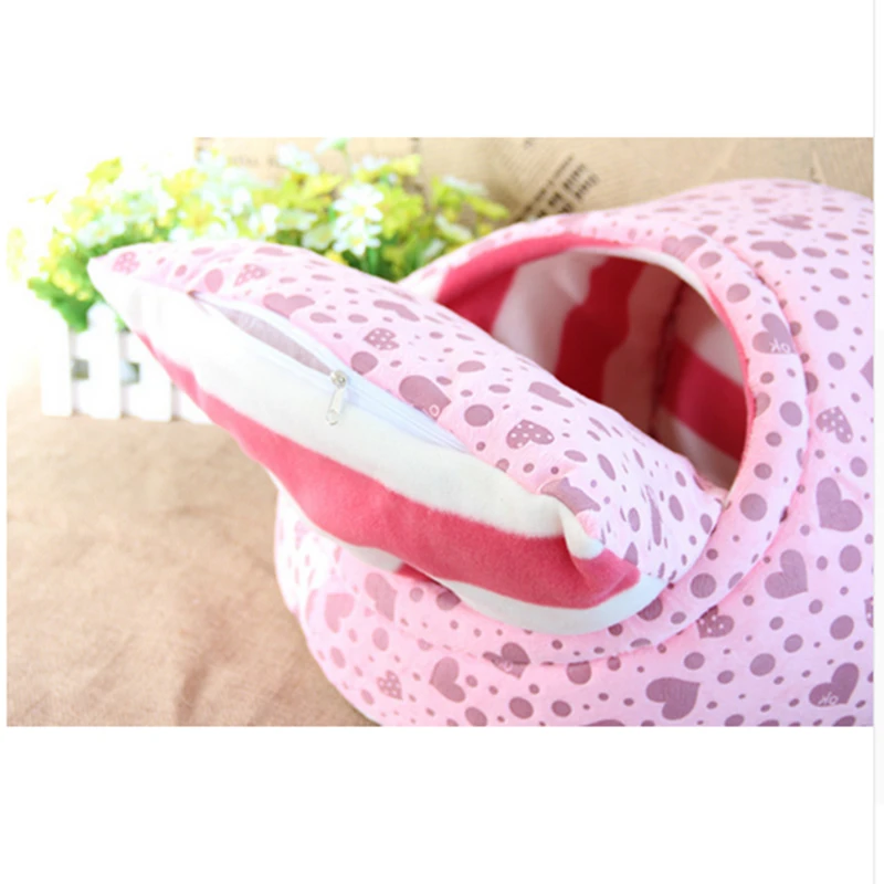 New Cute Slipper Design Pet Cat Dog Princess Bed Nest Washable Small Dogs Warm House Kennel 8 Colors - | Дом и сад