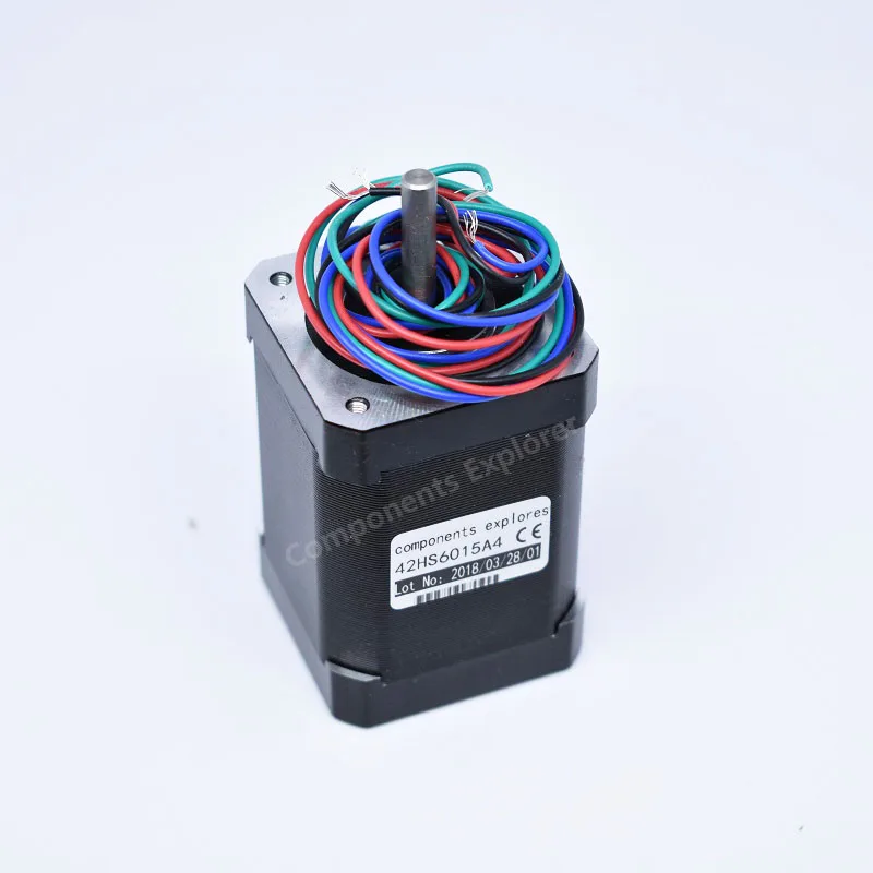 Корпус Nema17 42HS6015A4 60 мм 1 8 градусов 5a крутящий момент 70N. См 2 фазный 4 провода|Шаговый