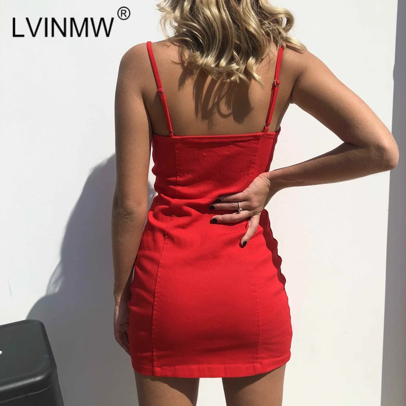 Фото LVINMW Sexy Front Zipper Mini Dress Women Spaghetti Strap Sleeveless Backless Slim Fashion 2019 Spring Summer Casual Женская одежда LVINMW Sexy Front Zipper Mini Dress Women Spaghetti Strap Sleeveless Backless Slim Fashion 2019 Spring Summer Casual Женская одежда