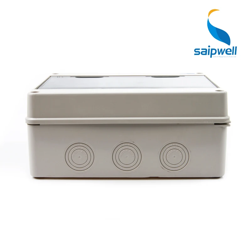 Saip IP67 новейшая серая электрическая распределительная коробка водонепроницаемая распределительная коробка абс и пластик