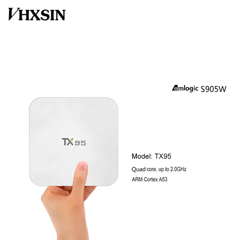 VHXSIN TX95 2G 16G Android 7 1 TV Box S905W Quad Core 2 4G/5Dual Wifi 17 Bt 4 4k 100M PK X96 X92|tv box|tv box boxtv tv |