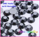 Бесплатная доставка! 1440 шт.лот, ss10 (2,7-2,9 мм), высокое качество, DMC, гематит, Стразыстразы горячей фиксации