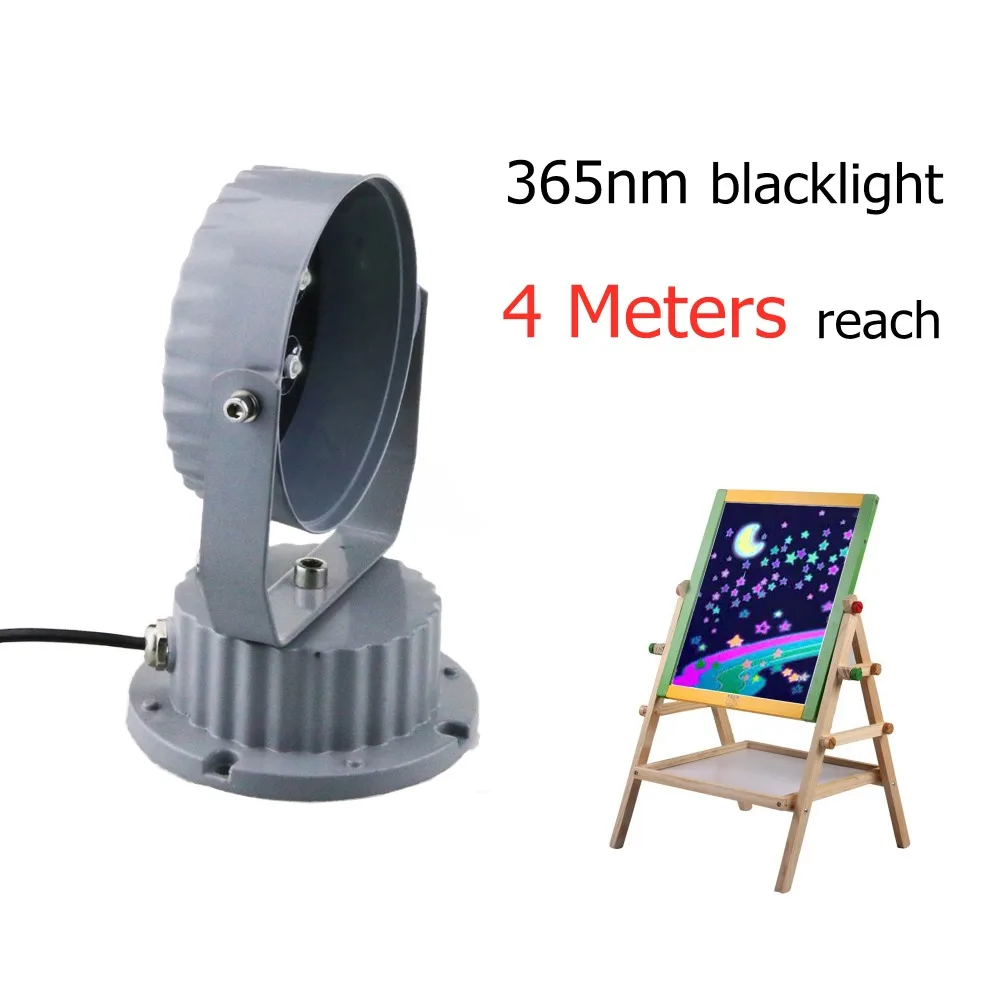 Высокомощный светодиодный 365nm BLB ультрафиолетовый УФ черный свет синий, для выступлений, ударопрочные устойчивые лампочки 5 светодиодный заменить 150 Вт черный L