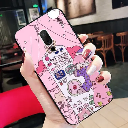Чехол Grand Budapest для маленького сна, розовый, выступающий рельеф для Meizu 16th Plus 16X16 X